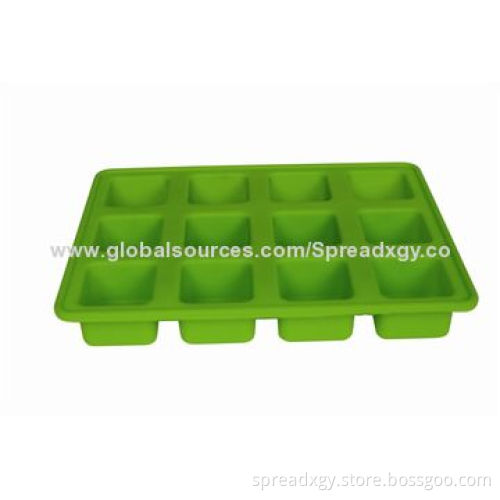 Ice cube trays, various shapes and sizes are available